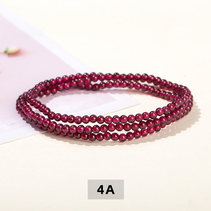 Natural Crystal Stone Collection Round Beads Bracelet