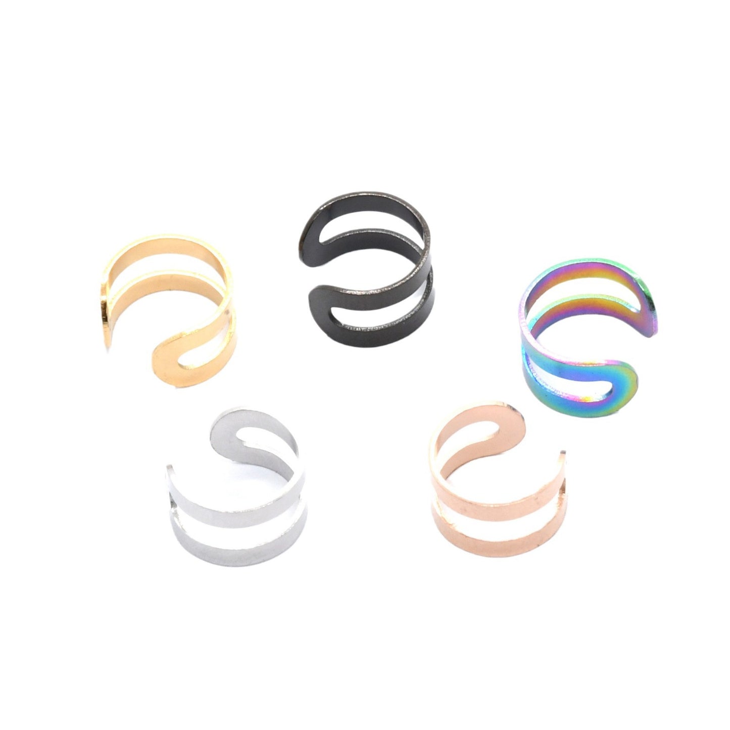 Personality Fashion U-shaped No Hole Eardrops Stainless Steel Ear Clip