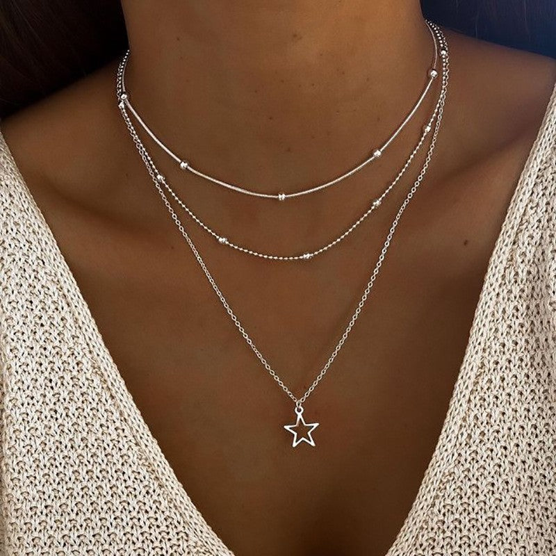 Women's Pearl Chain Light Luxury Temperament High Necklaces