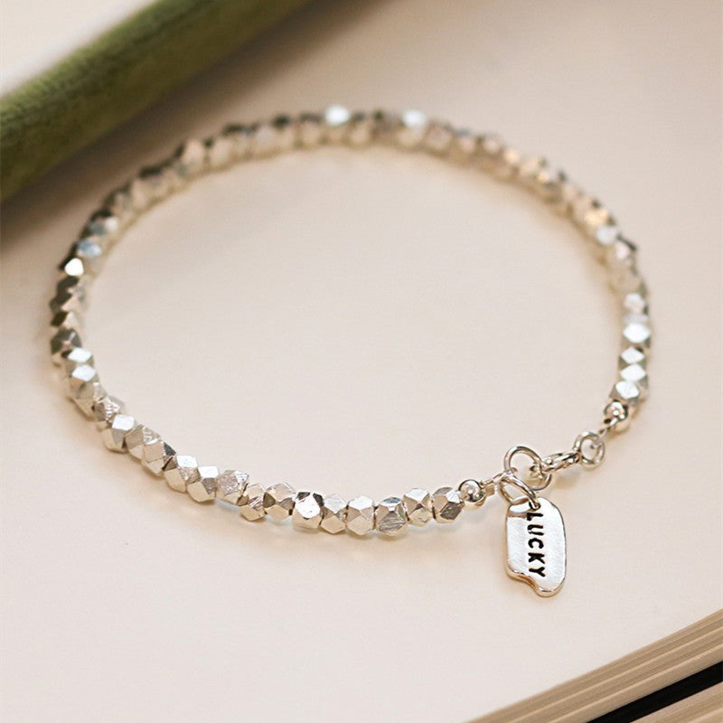 Pieces Of Sier Baroque Pearl High-grade Beaded Beads Elastic Bracelets