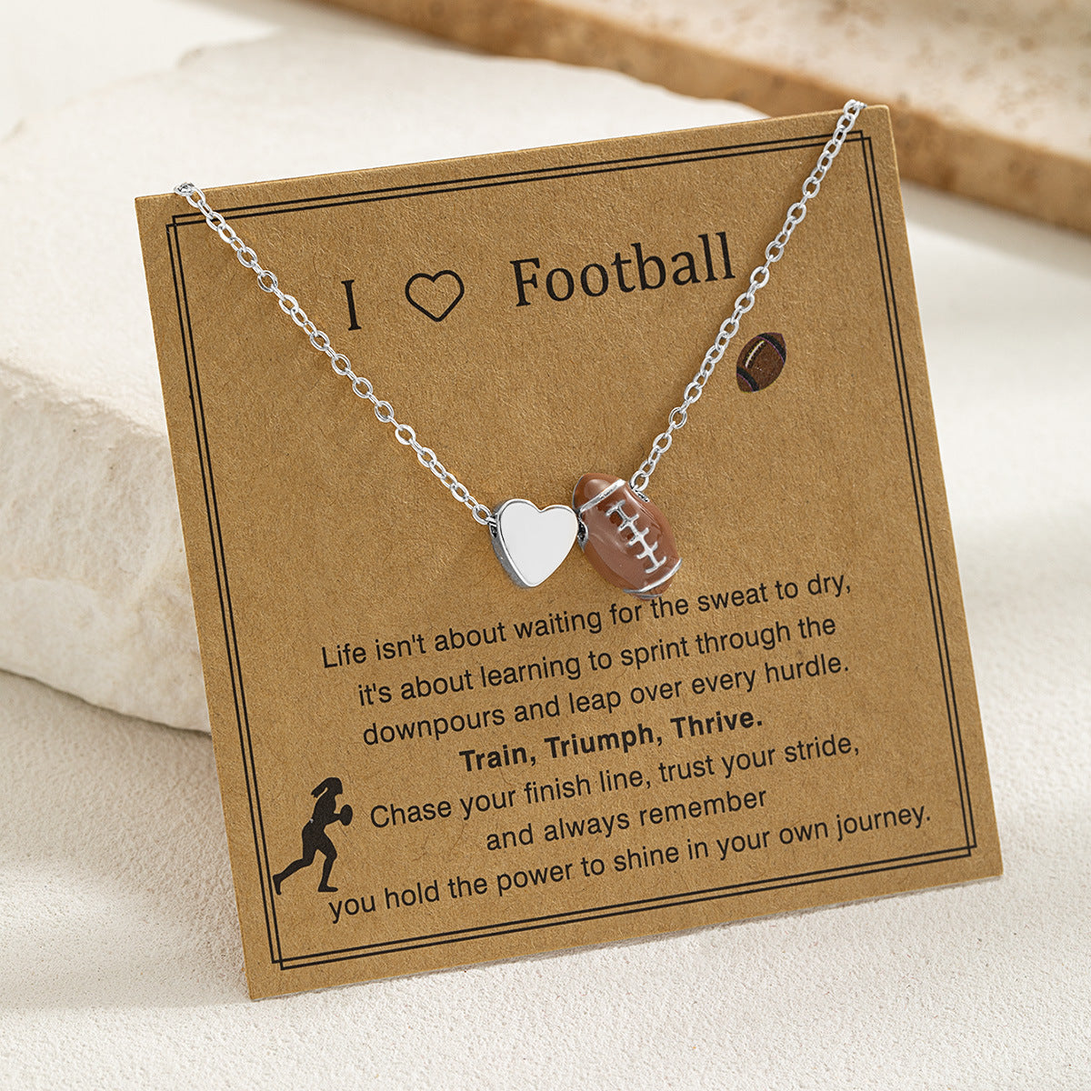 Sports Style Card Alloy Love Cross Basketball Necklaces