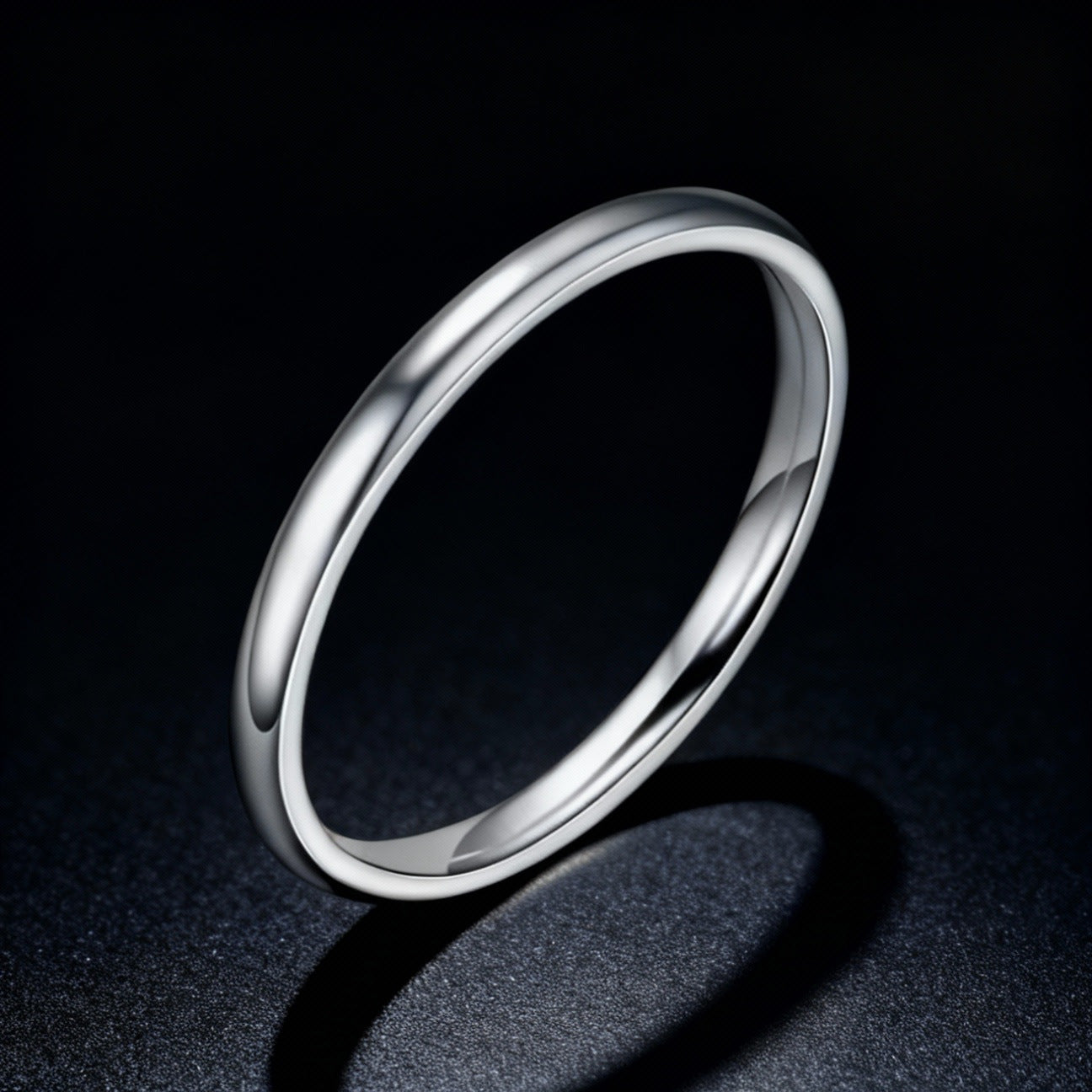 Stainless Steel Simple Light Body Titanium Ring