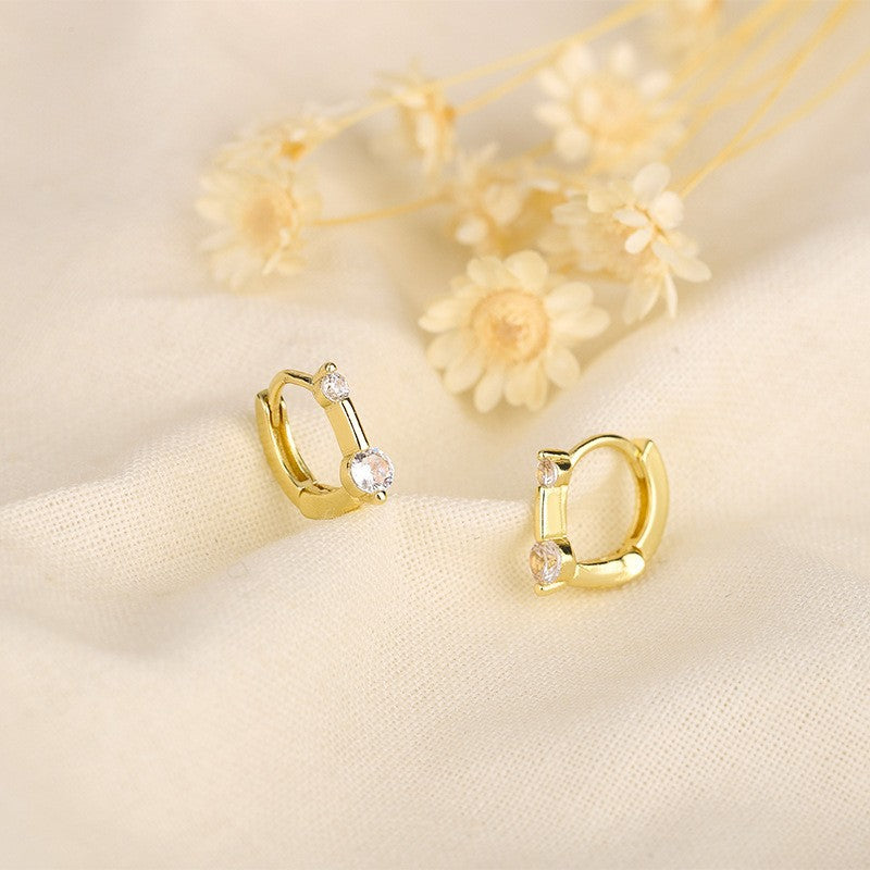 Small Diamond Ear Clip Personality Trendy Earrings