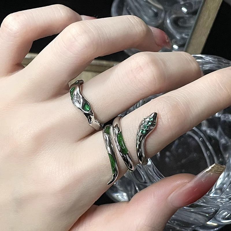 Dark Style High Sense Open-end Zircon Female Personalized Bracelets