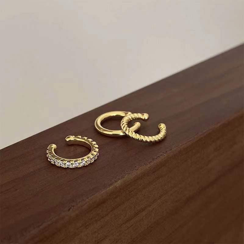 Chain Without Pierced Female Retro Style Temperament Simple Cold Niche Ear Clip