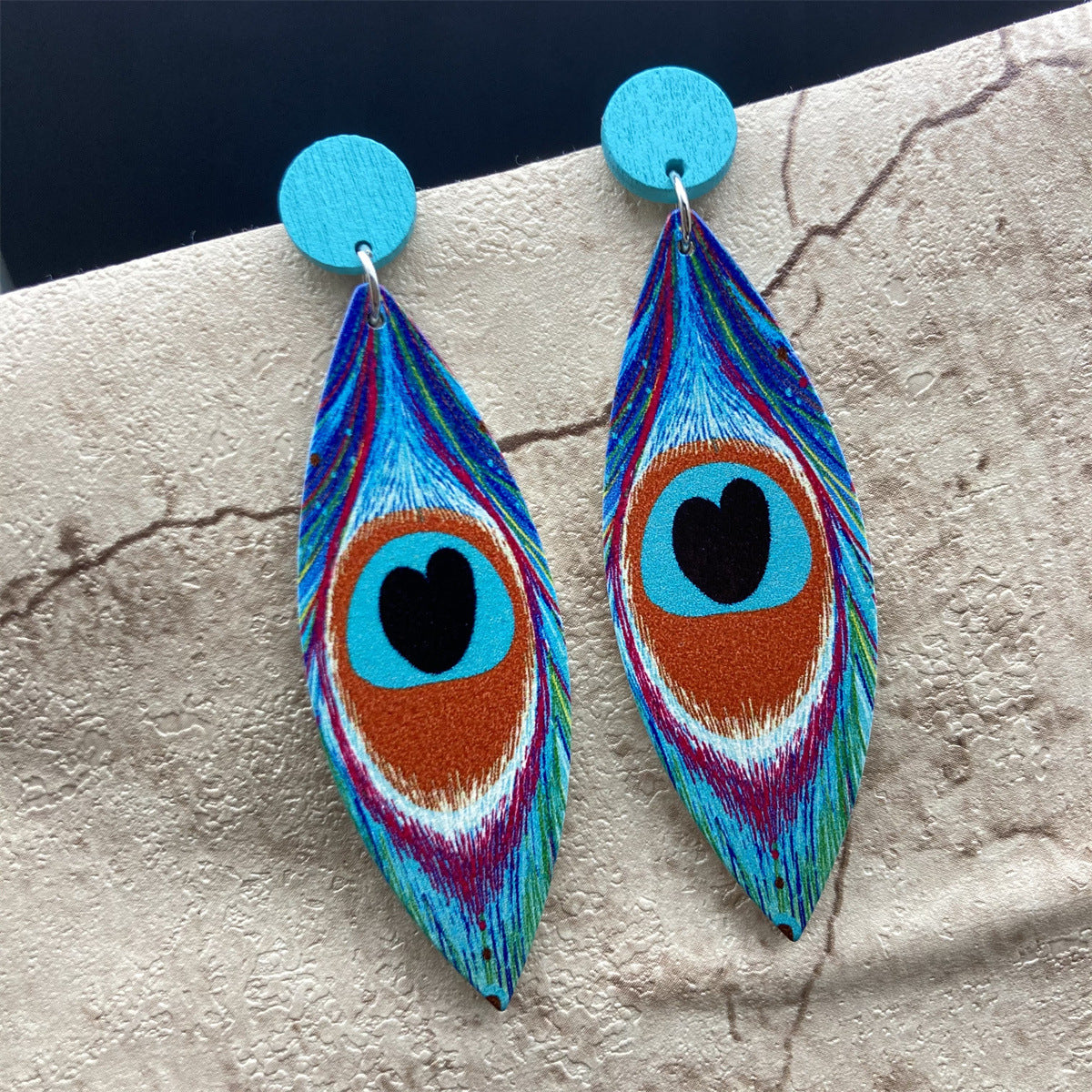 Attractive Wooden Accessories Devil's Eye Personalized Earrings