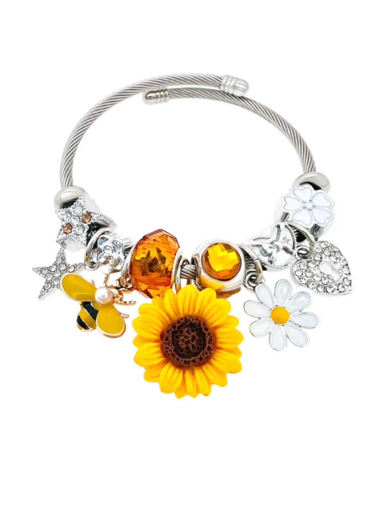 Daisy Flowers Openings Fashion High Sense Niche Bracelet