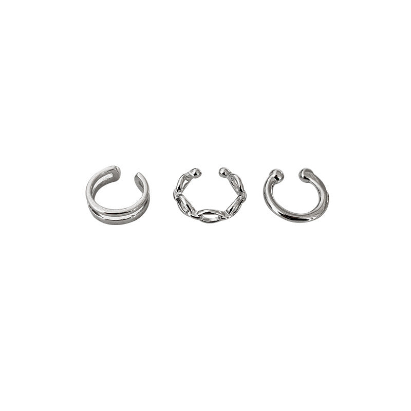 Women's Without Pierced Ears Niche High Sense French Style Retro Aloofness Ear Clip