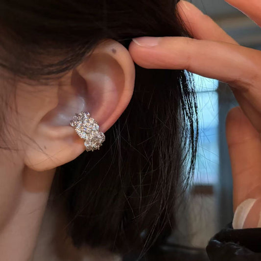 Delicate Super Shining Female Niche Design Ear Clip