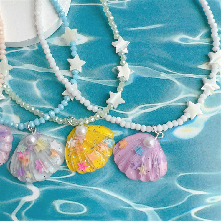 Female Summer Niche Design Sweet Cool Hot Style Clavicle Necklace