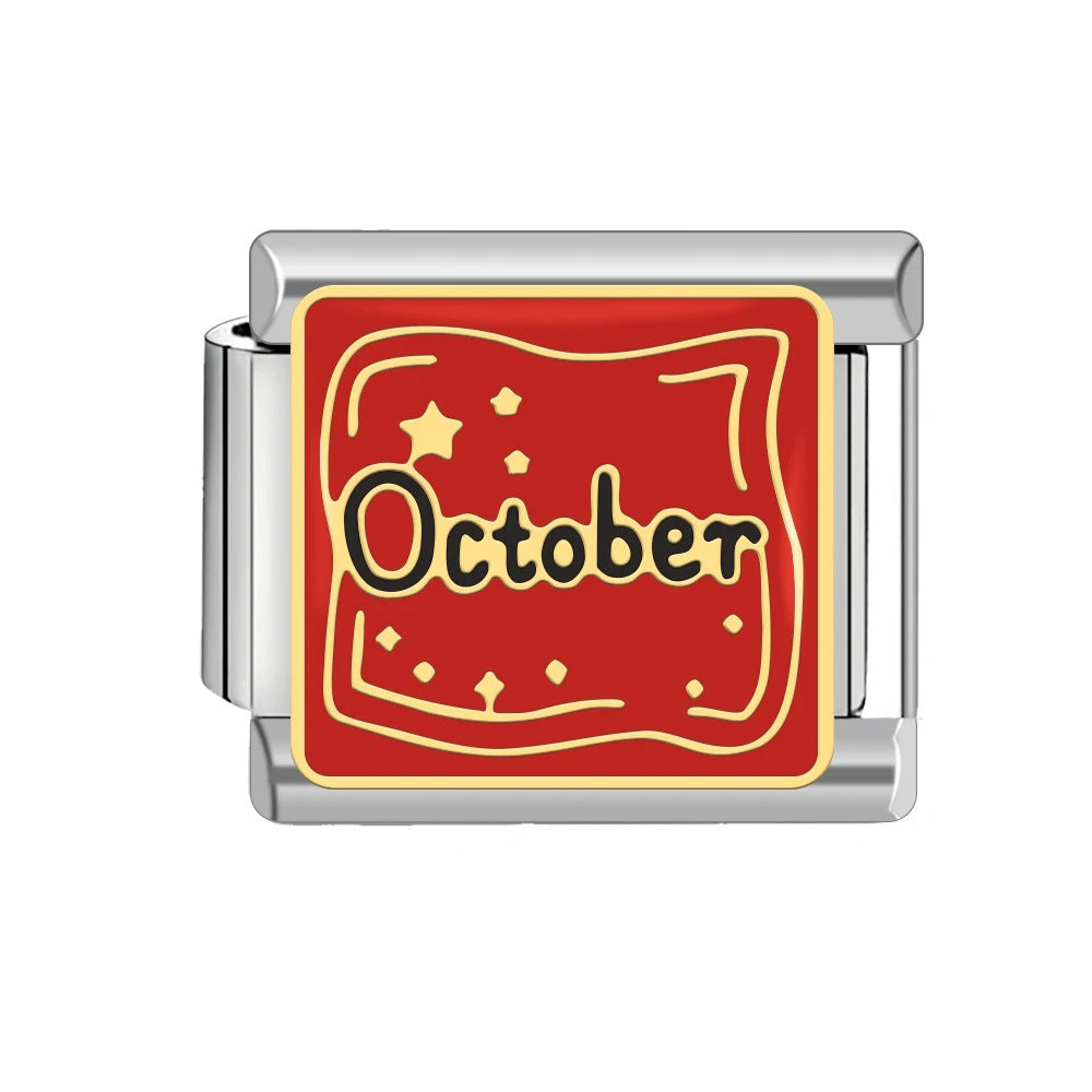 Module Stainless Steel December Festival Retail Bracelets