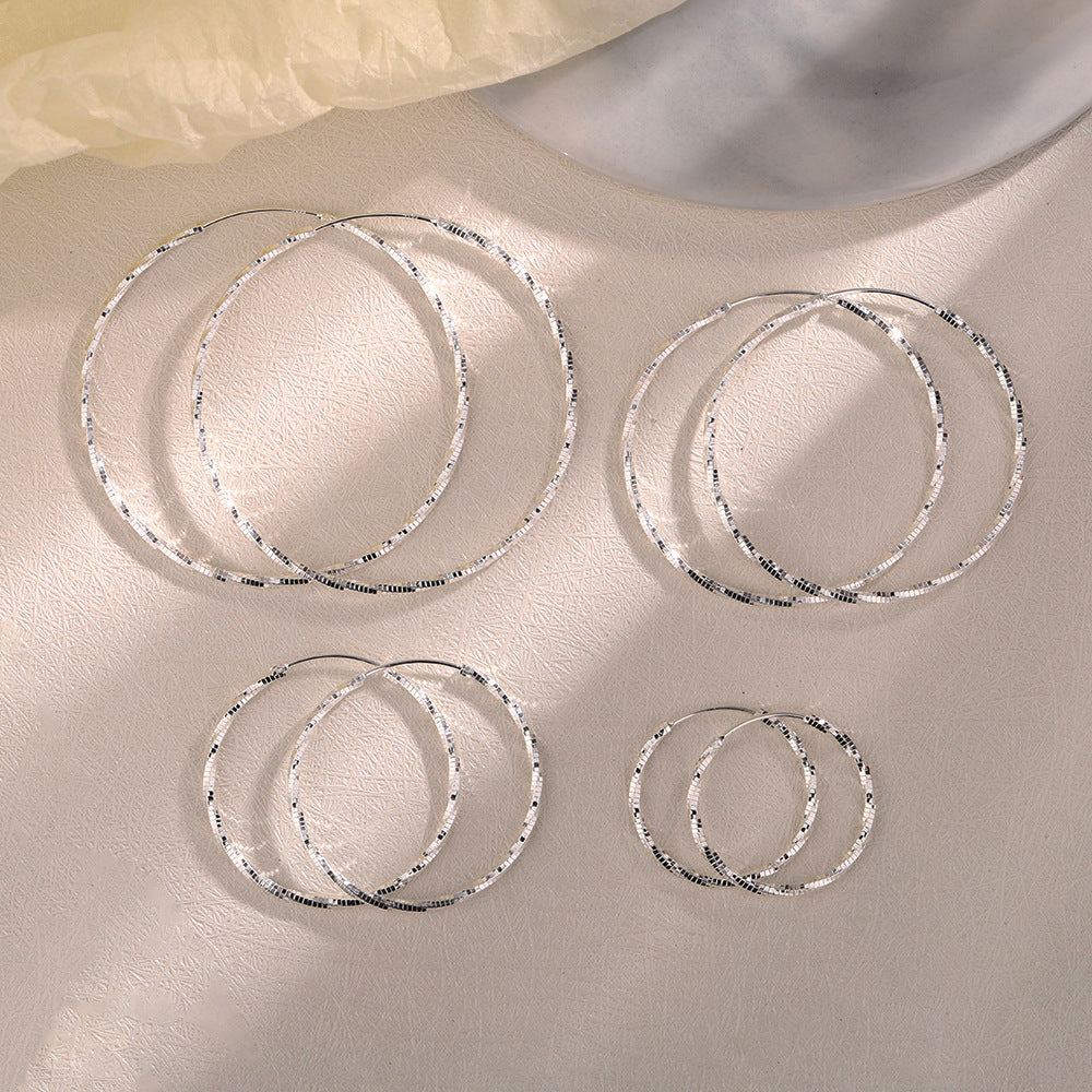Flash Starry Sky Clip Style Classy Face Ear Buckle