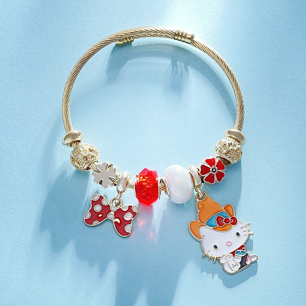 Cat Cute Sweet Cartoon Live Broadcast Girlfriend Bracelets