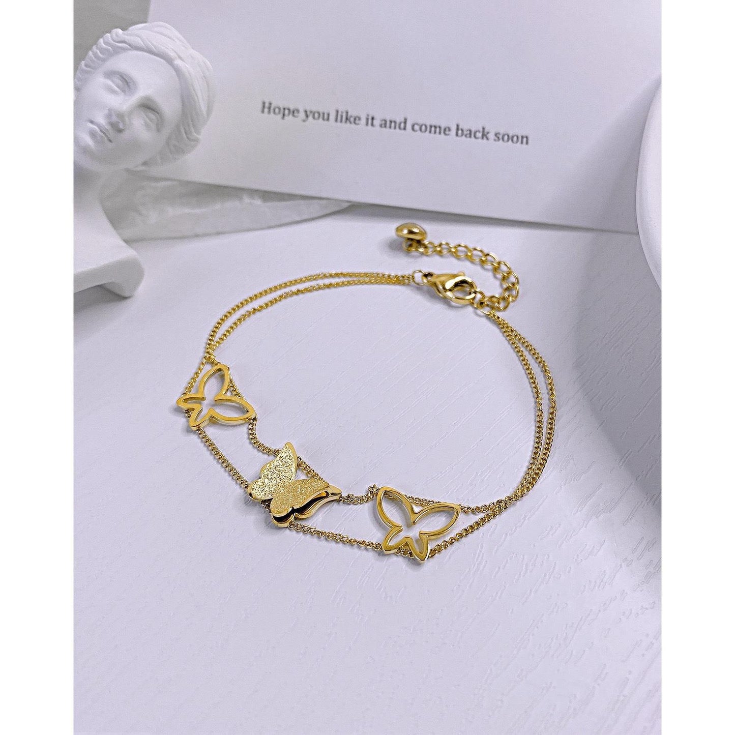 Design High-grade Butterfly Valentine's Day Birthday Gifts For Bracelets