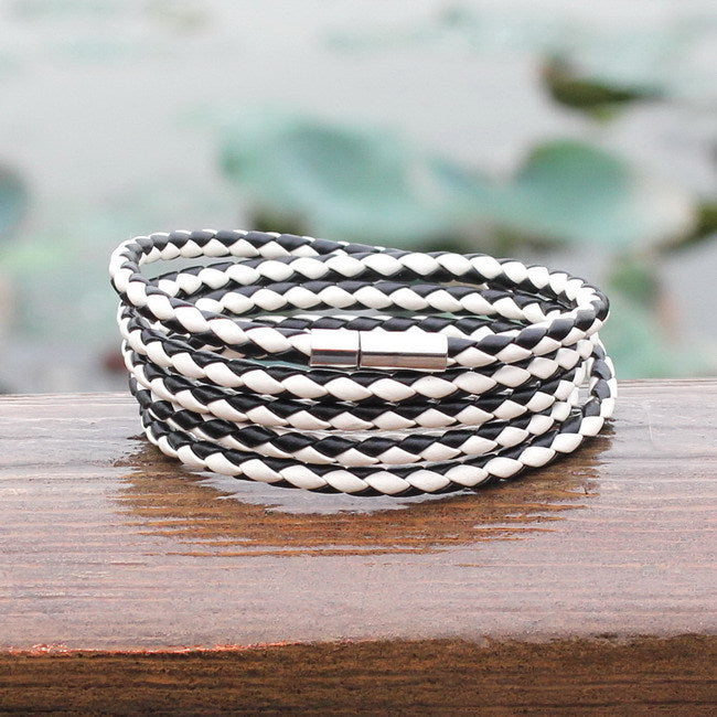 Women's & Men's & And Handmade Leather Rope Woven Bracelets