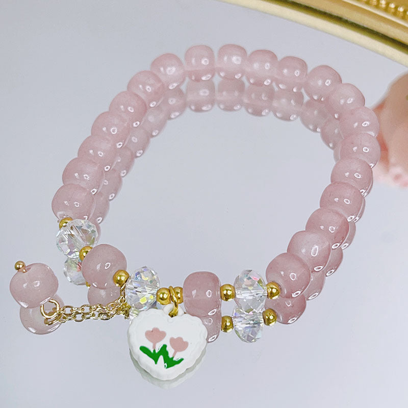 Female Simple Cute Beaded Stall Stationery Bracelets