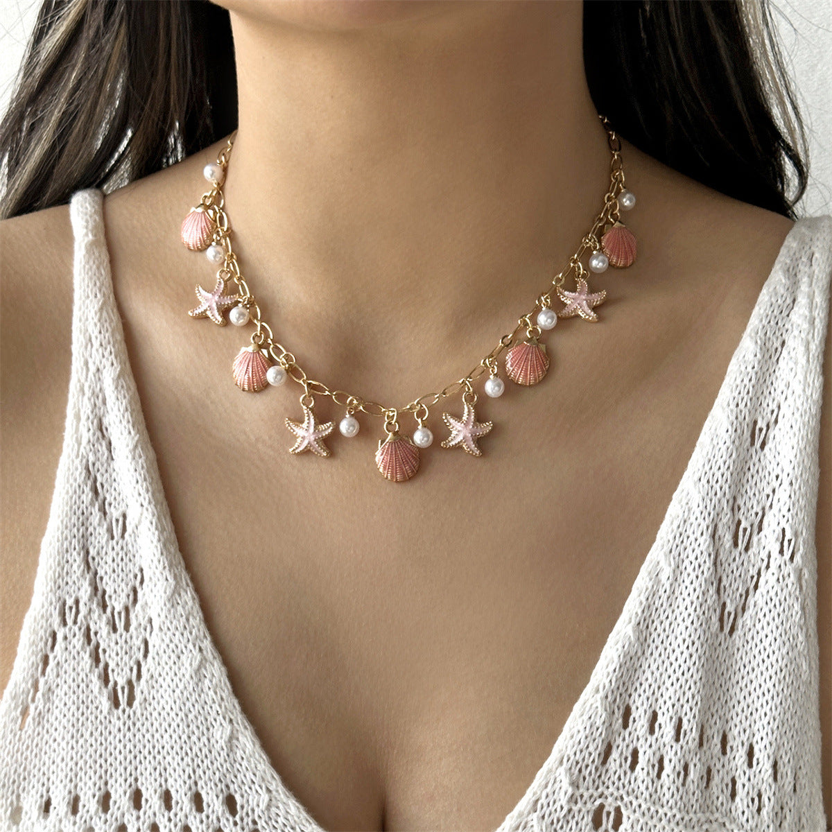 Conch Drop Oil Female Personal Leisure Necklace