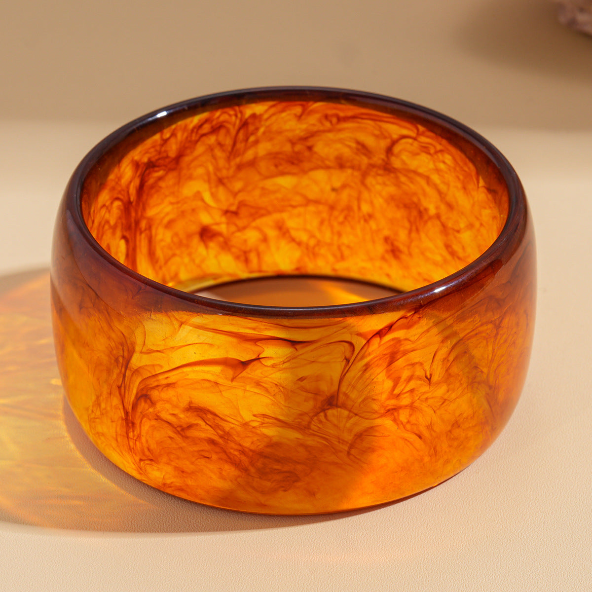 Women's Irregular Resin Minority Simple Retro Temperament Personality Fashion Design Unique Bracelets