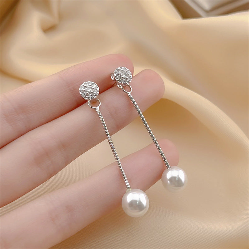 Elegant Bowknot Pearl Exquisite Design Personalized Earrings