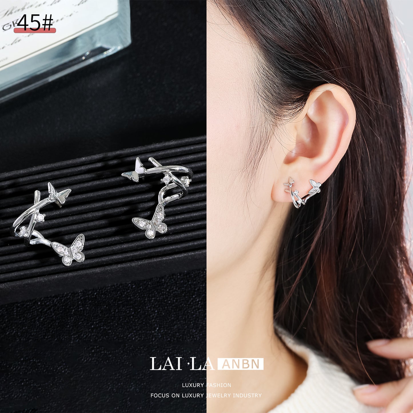 French Retro Pearl Sterling Sier Light Earrings