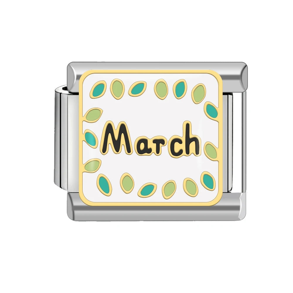 Module Stainless Steel December Festival Retail Bracelets