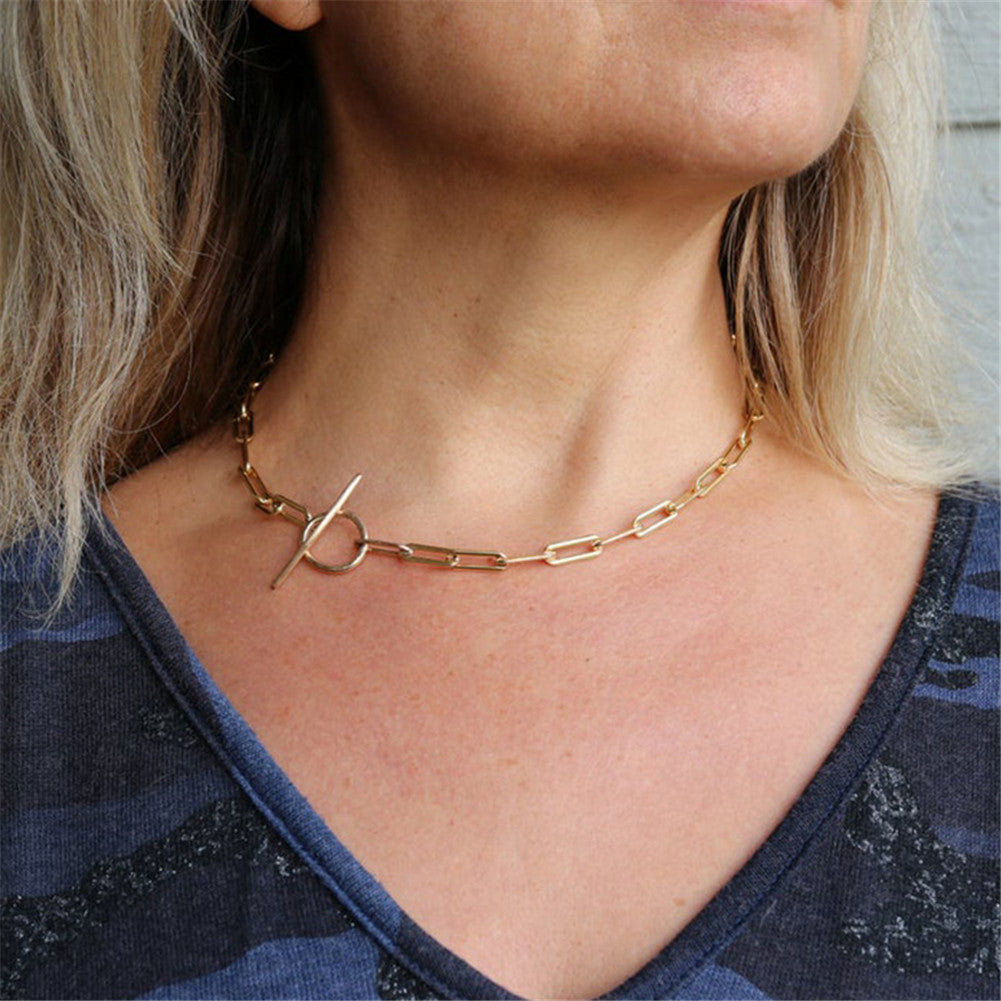 Hop Ear Simple Stainless Steel Clip Jewelry Set