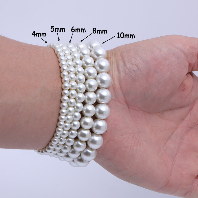 Quality Artificial Glass Pearl Romantic Love Bracelets