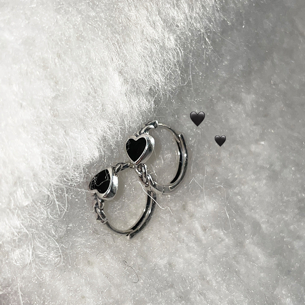 Women's Trendy Niche Design Advanced Earclip Elegant Heart Ear Buckle