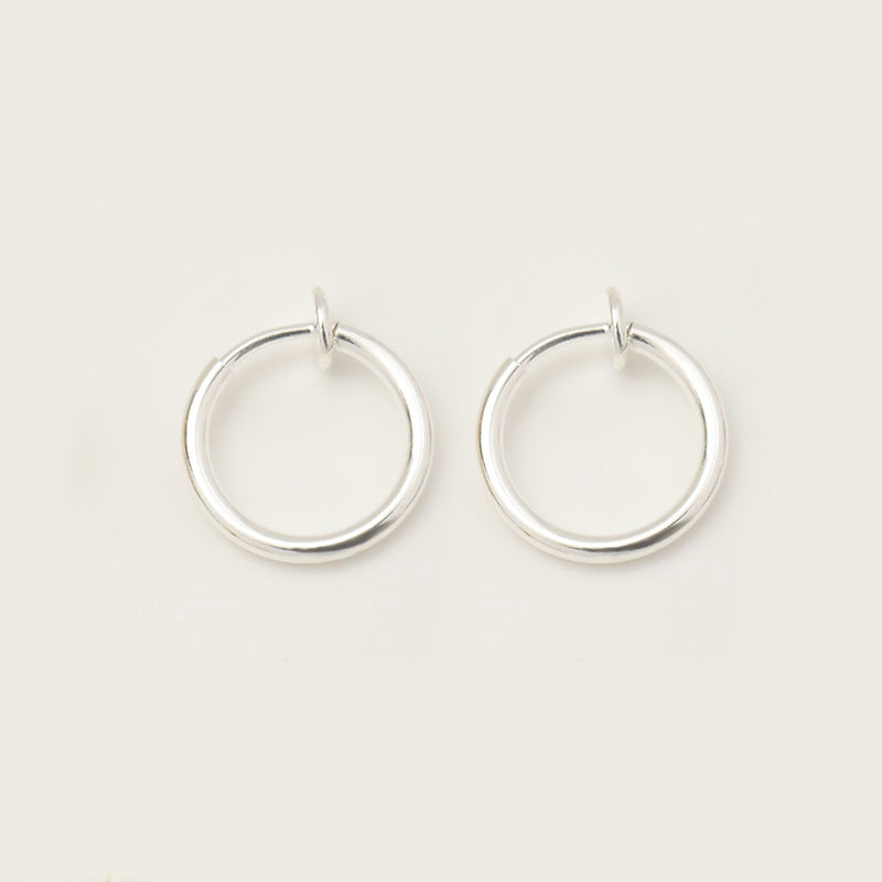 Korean Style Circle Personalized Simple Round Ear Clip