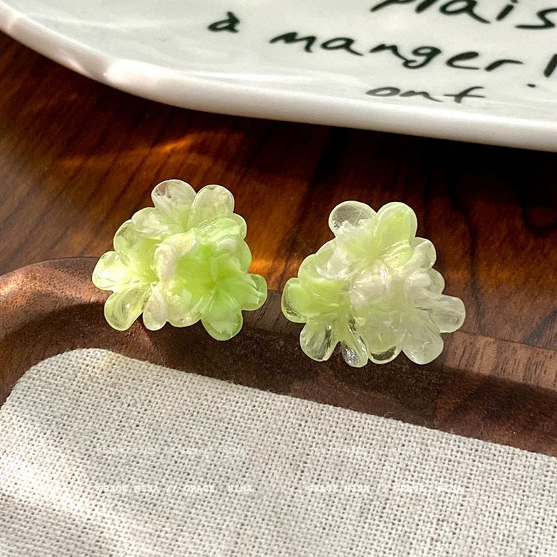 Flower Niche Design Female Mori Sweet Pastoral Earrings