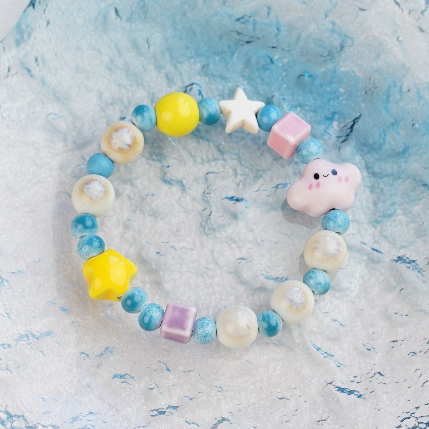 Ceramic National Style Gift Hand-woven Fresh Wild Chinese Bracelet