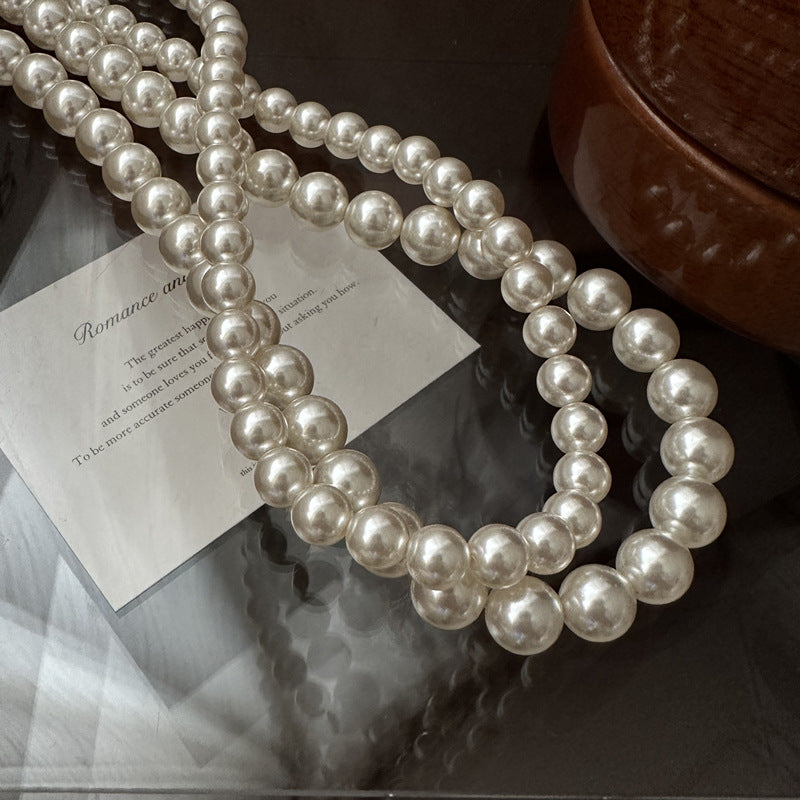 Niche Design Strong Light Pearl Simple Necklaces