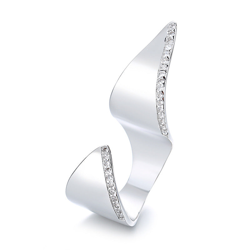 Grandeur Personality Irregular Open Female Street Shot Rings