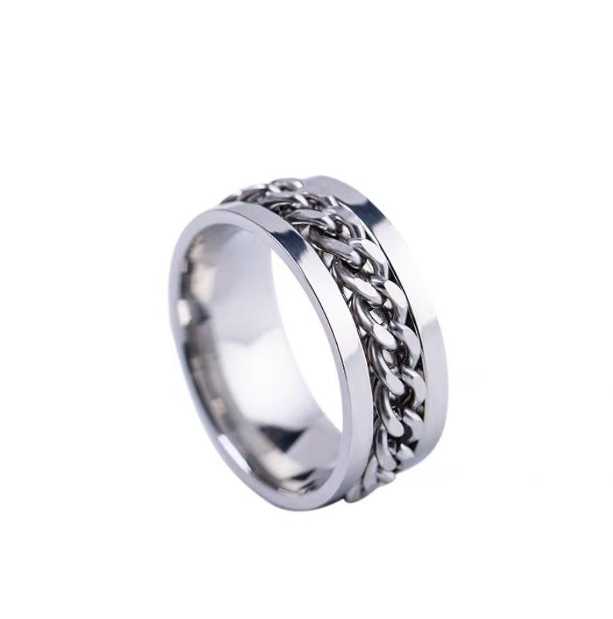 Women's & Men's & Open Beer Bottle Titanium Steel Rings