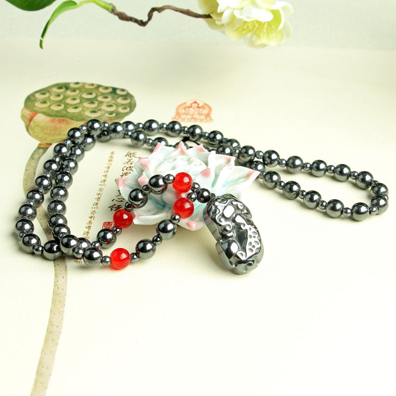 Versatile Glamorous Magnet Sweater Chain Hematite Bracelet