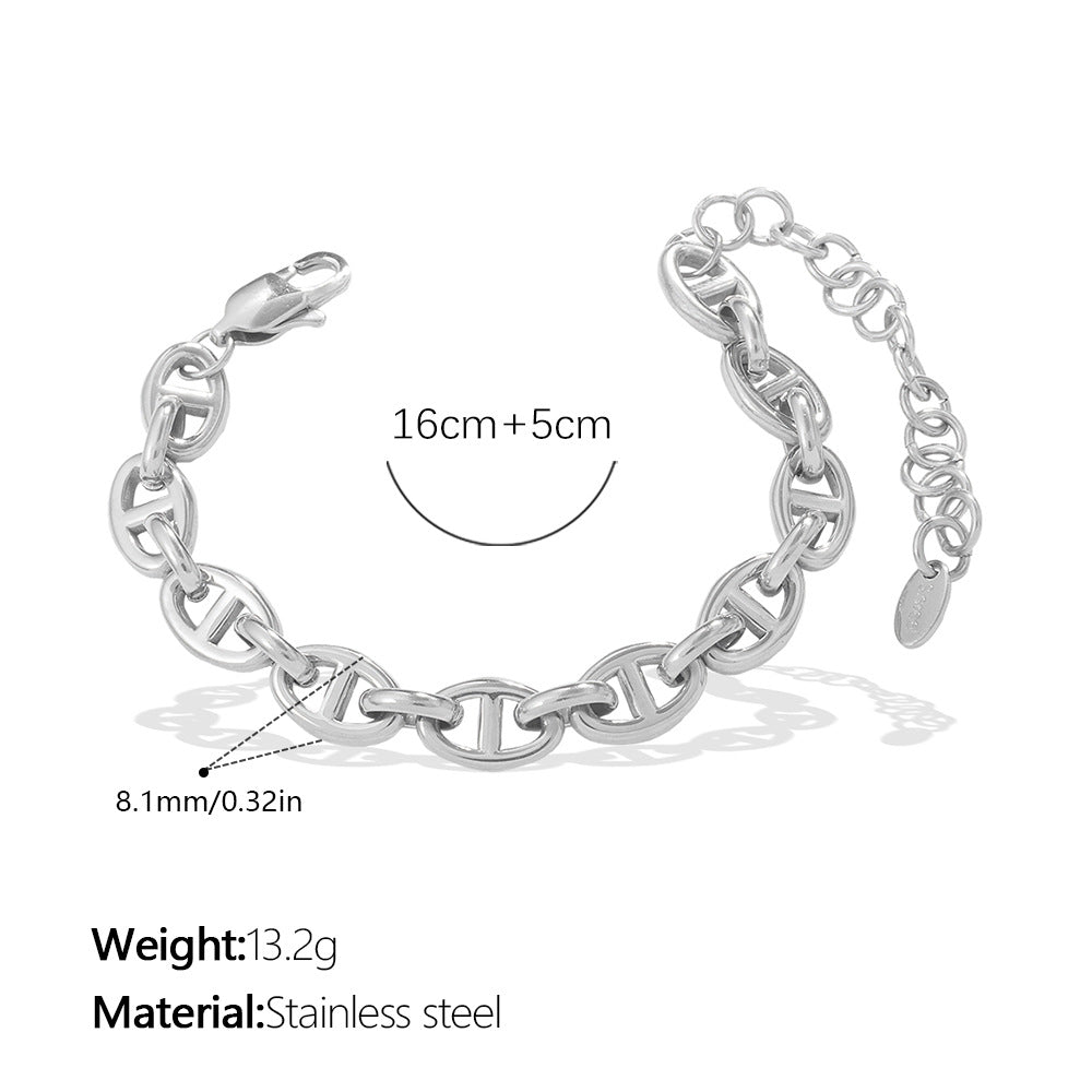 Simple Stylish Personality Collarbone Trendy Design Jewelry Set