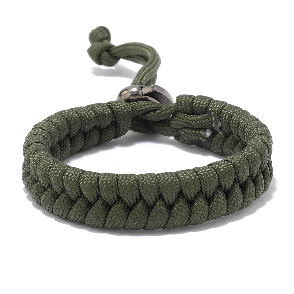 Cordon et bracelets de parachute de camouflage extérieur tissés à la main pour femmes et hommes