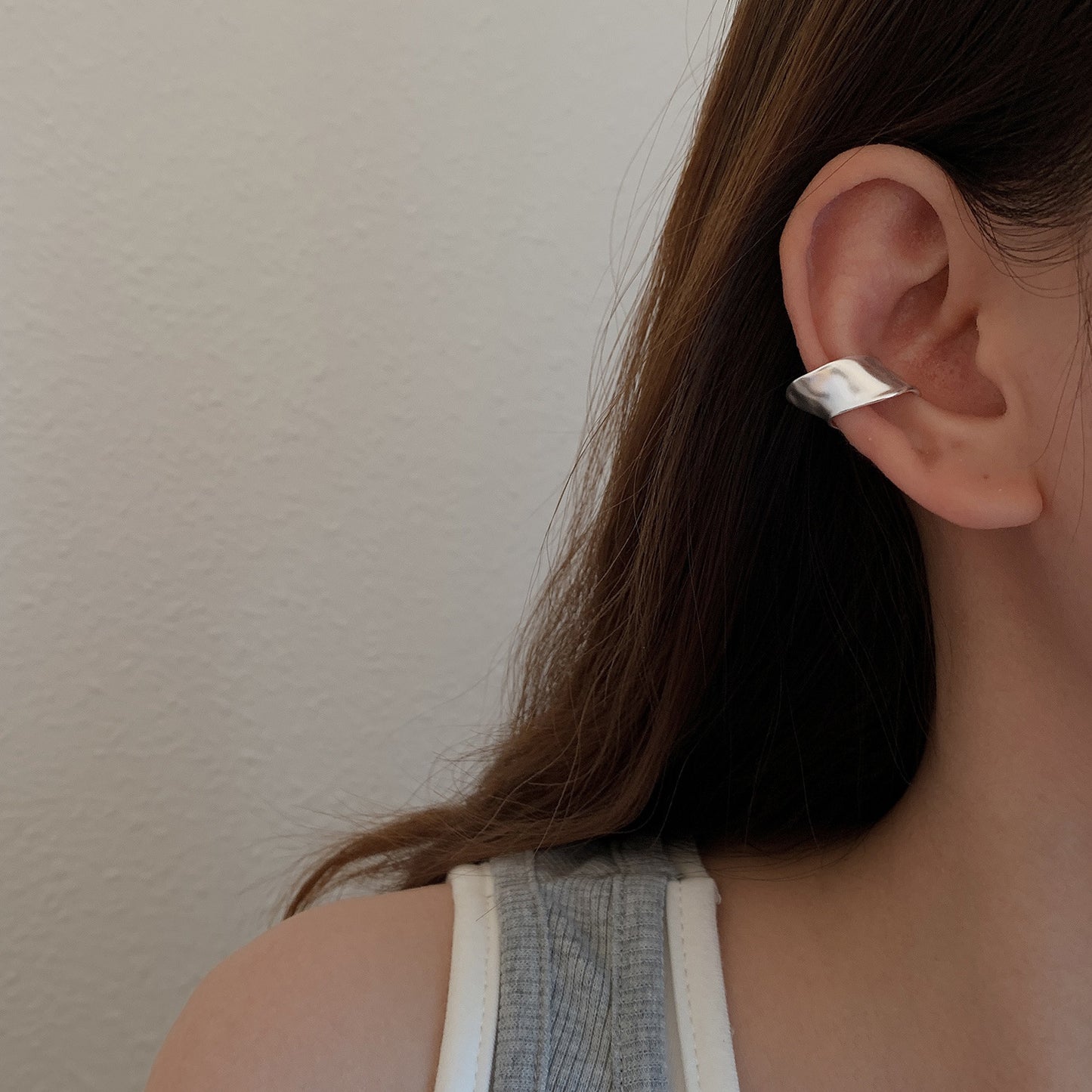 Clips d'oreille géométriques, bracelets féminins non percés