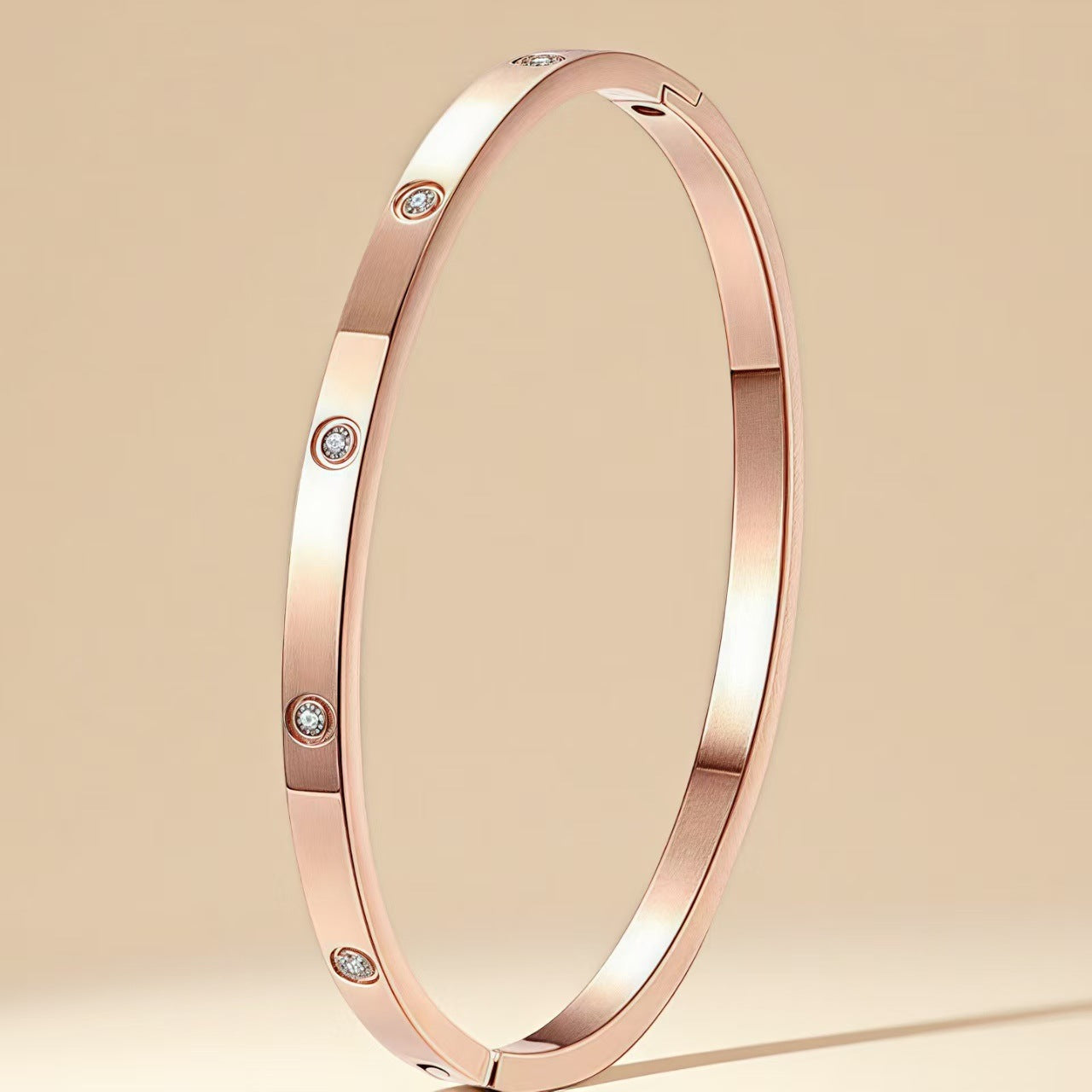 Steel Rose Gold Does Not Fade Stainless Affordable Luxury Fashion Bracelet