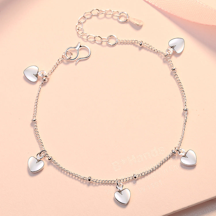 Damen-Armbänder „Sweet Five Small Heart Personality“ in Herzform