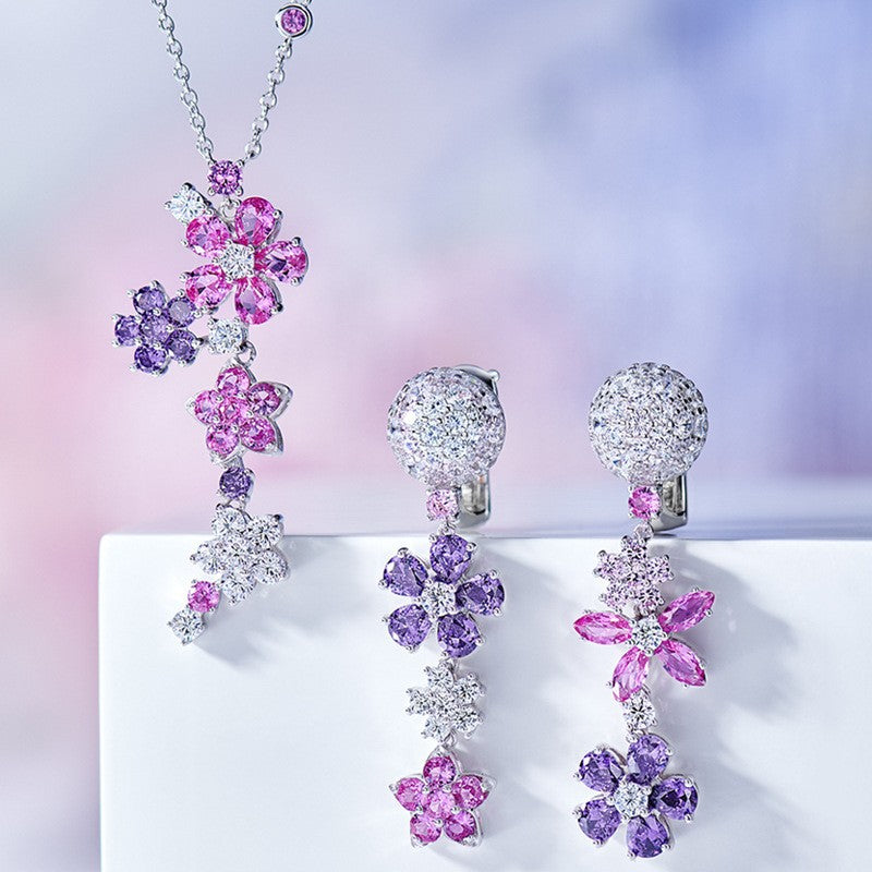 Dream Gao Ding Plum Affordable Luxury Style Midsummer Jewelry Set