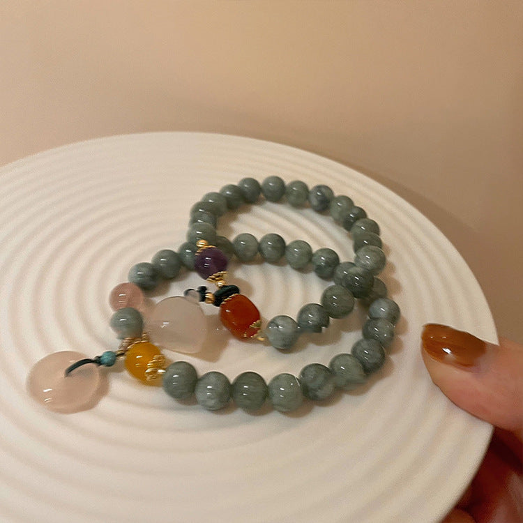 Natural Stone Resin Beaded Female Niche Simple Personalized Graceful Bracelets