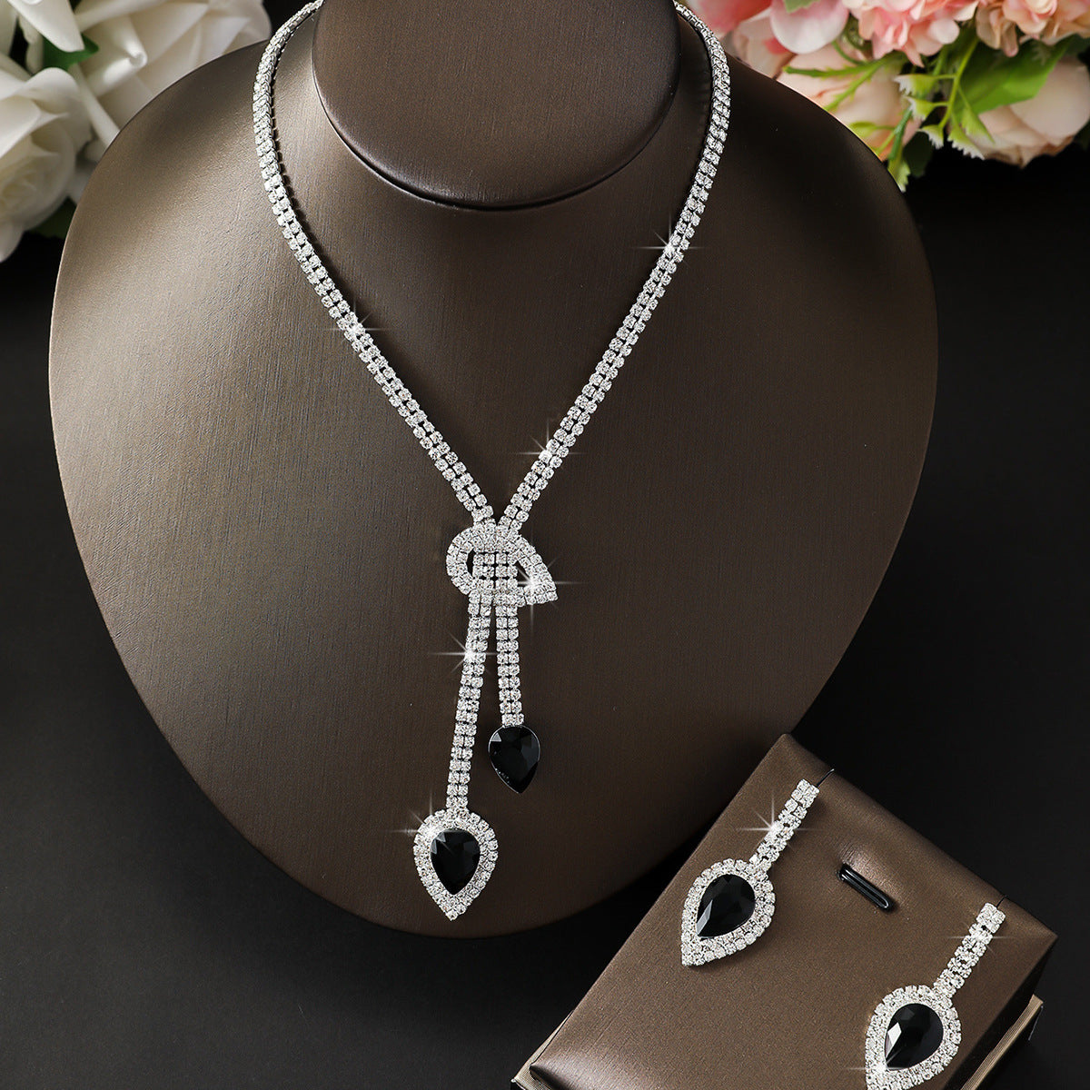 Women's Bridal Suit Wedding Dress Elegant Earrings