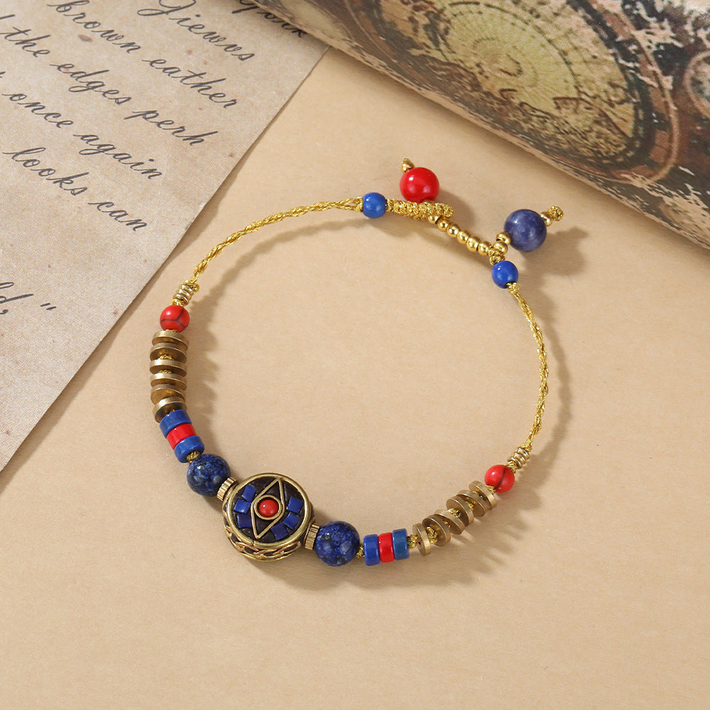Women's Nepal Tibetan Vintage Exotic Ethnic Style Design Chinese Bracelets