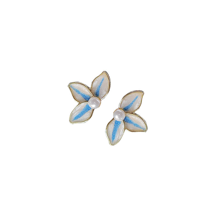 Women's Gold Plated Flower For Fresh Design Earrings