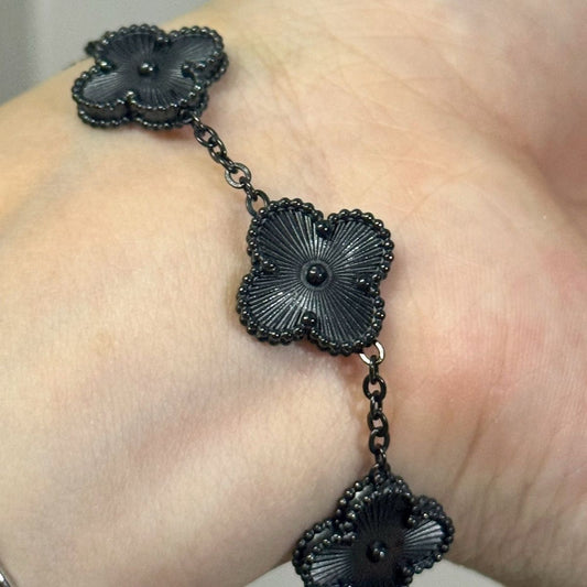 Black Clover Double-sided Advanced Versatile Simple Bracelets