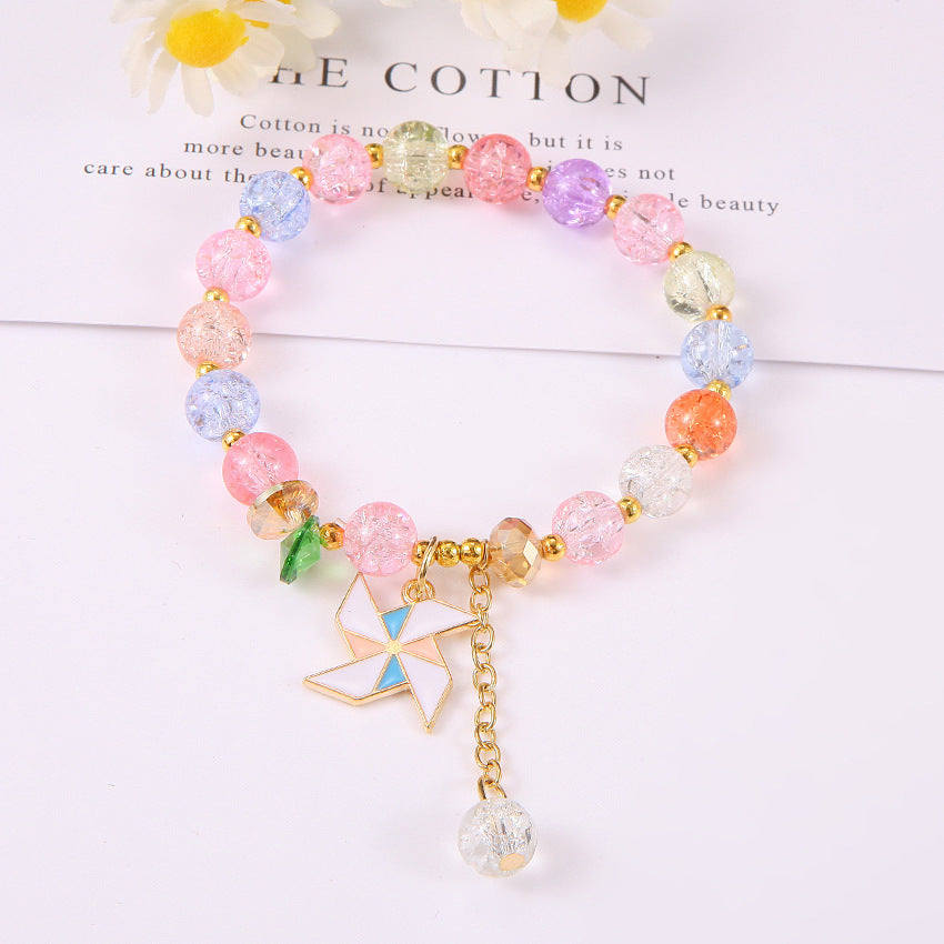 Bracelets Mori d'été simples et mignons pour enfants, Style féminin