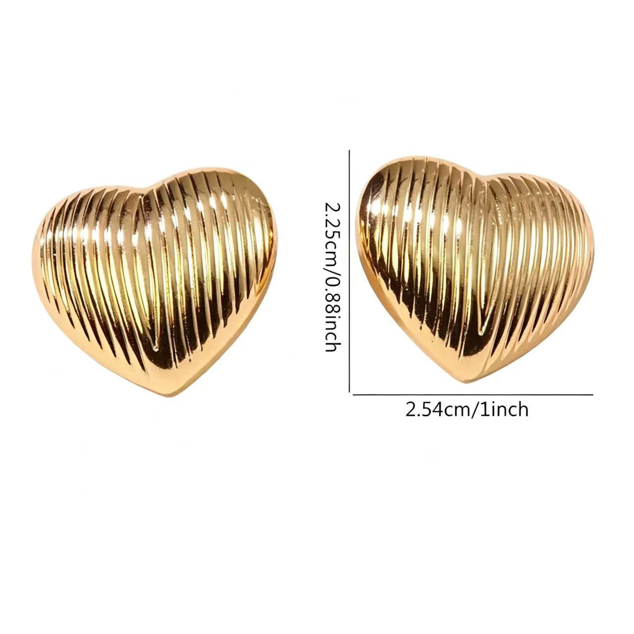 Women's Stainless Steel Light Luxury High-grade Titanium Gold-plated Stud Earrings