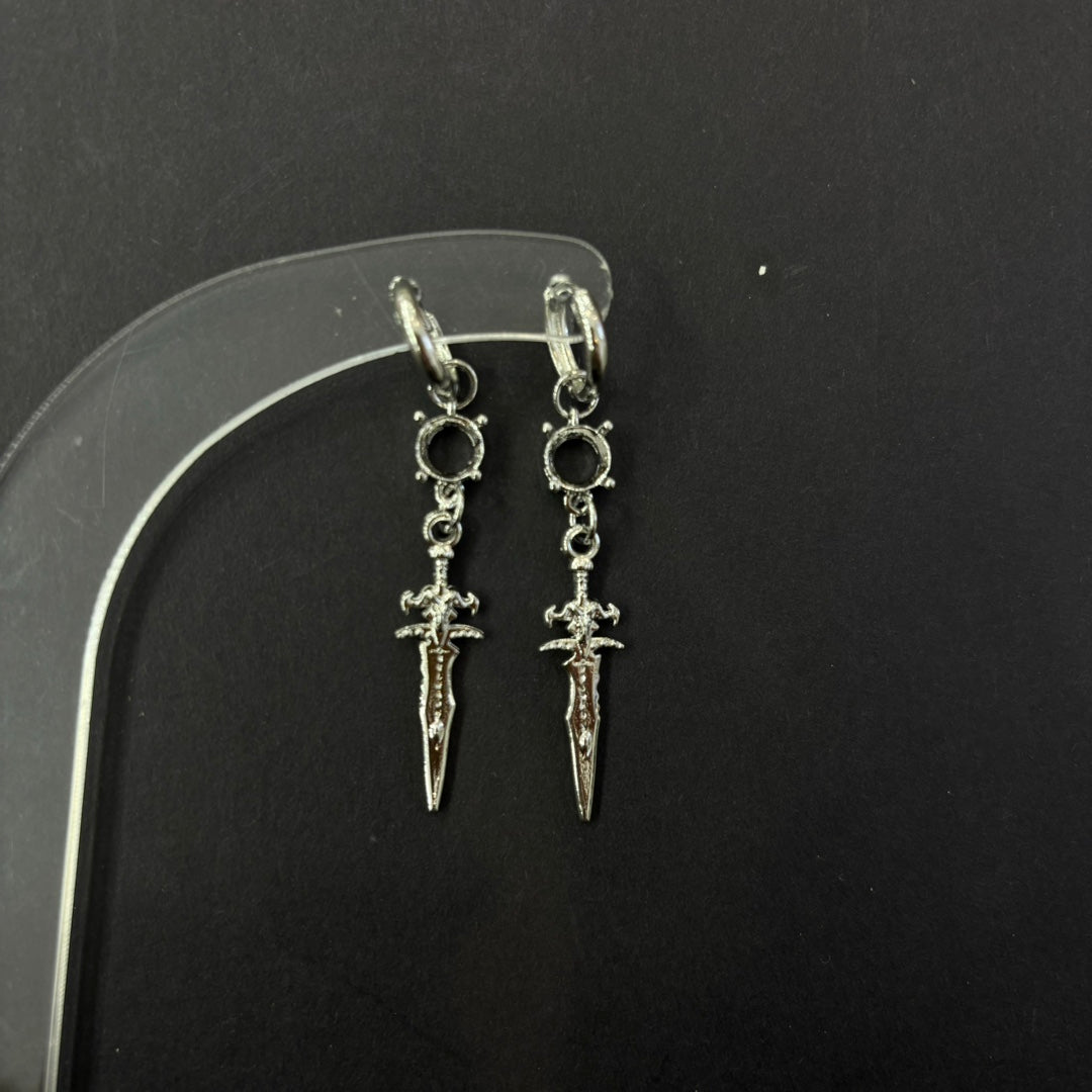Glamorous Popular Round Bow Holder Pairs Earrings