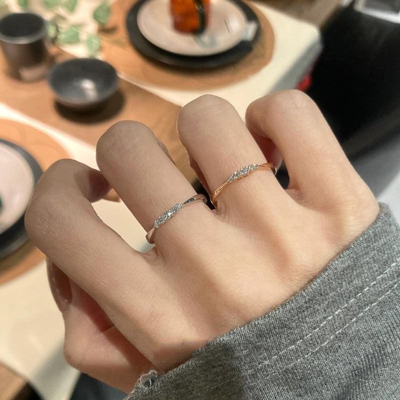 Women's Luxury Simplicity Style Korean High Sense Ring